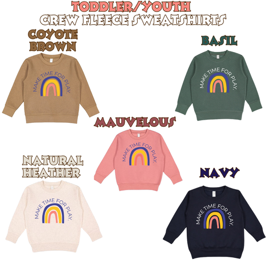 Rainbow Crew Neck Sweatshirt