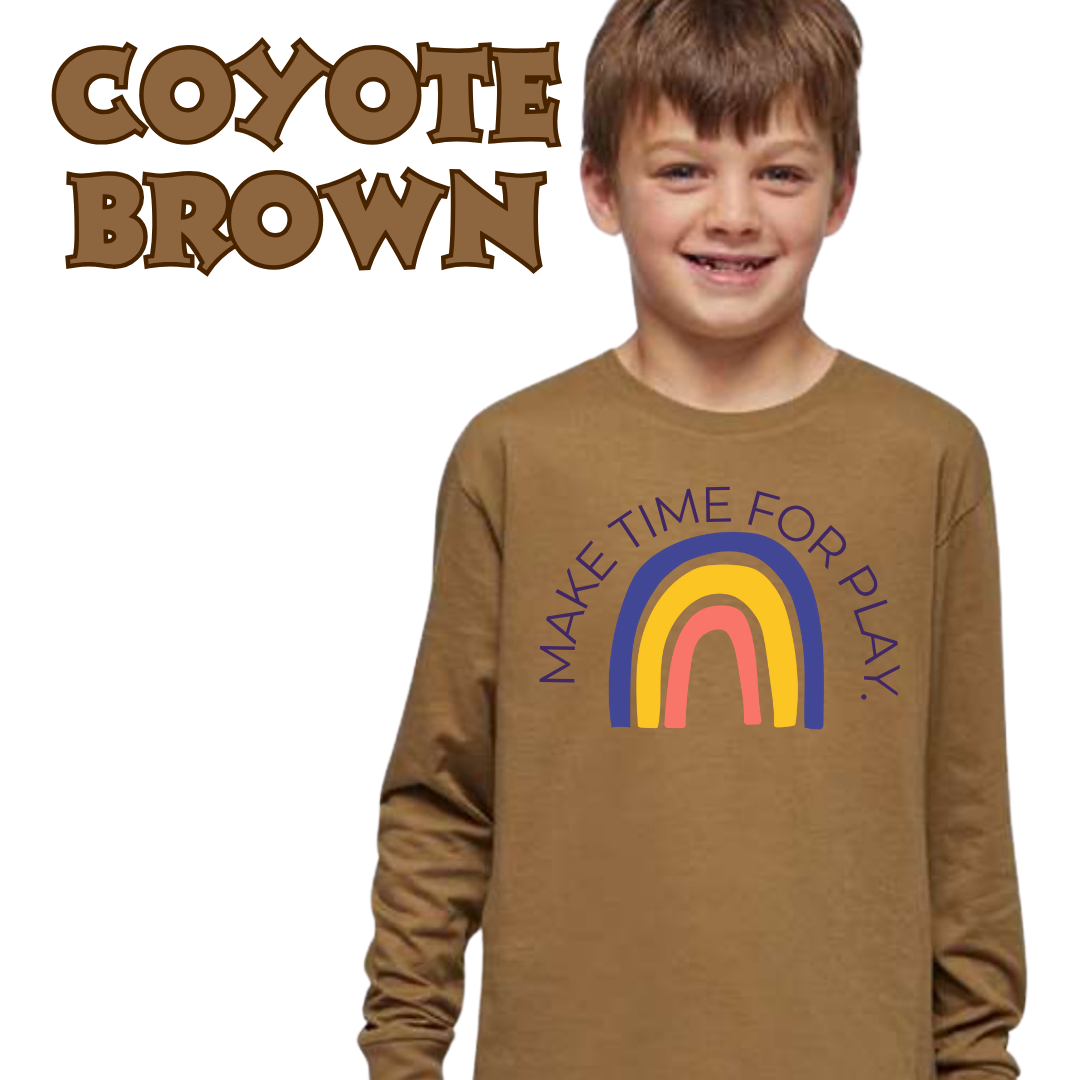 Make Time for Play Rainbow Tee (Long Sleeve)