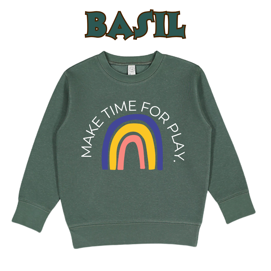 Rainbow Crew Neck Sweatshirt